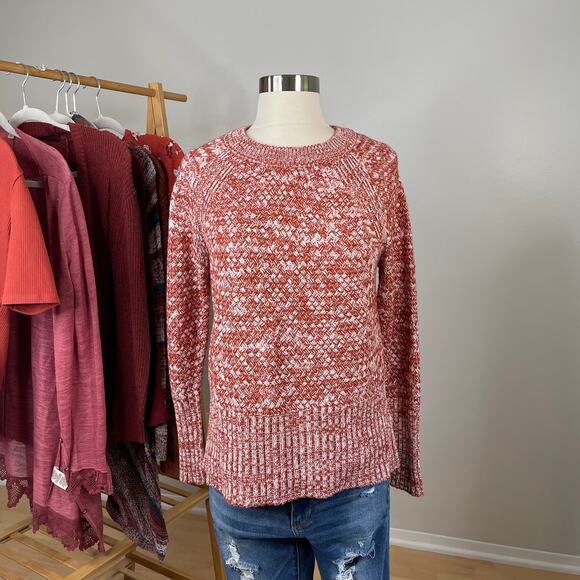 Universal Thread • Rust Heathered Chunky Sweater - Picture 2 of 6